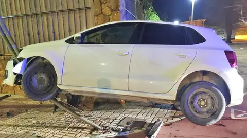 Accidente en Avenida Ingeniero &Aacute;ngel Mayo de Jerez
