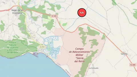 Barbate sufre un terremoto de 4,4 grados en la escala de Richter