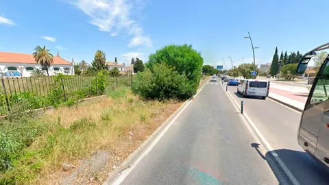 Carretera de la Avenida Reina Sof&iacute;a en Jerez