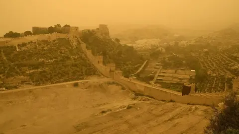 M&aacute;s calima en Andaluc&iacute;a y lluvias abundantes en en el Meditarr&aacute;neo