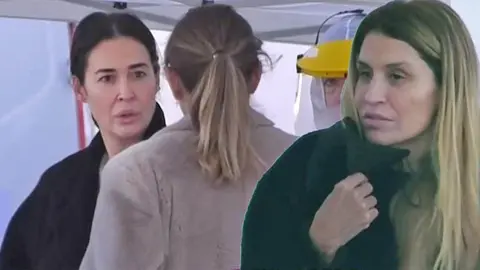 Susana Saborido de los nervios junto a Vicky Mart&iacute;n Berrocal