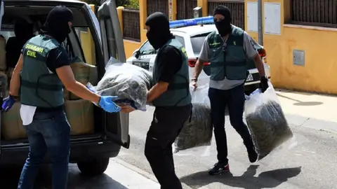 Incautados 773 kilos de hach&iacute;s tras una gran operaci&oacute;n antidroga en Carboneras