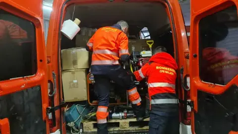 Expedici&oacute;n del CPB de la Diputaci&oacute;n de M&aacute;laga para llevar material a Ucrania