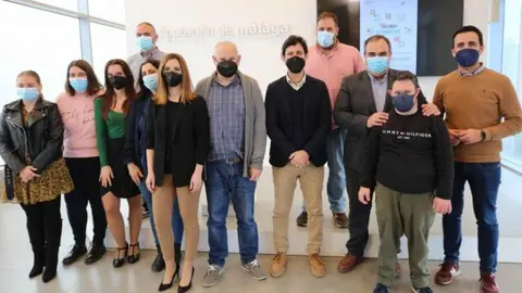 Acto de presentaci&oacute;n del proyecto&nbsp;'Artequeando Conecta' de la Asociaci&oacute;n Imagina, en la Diputaci&oacute;n de M&aacute;laga