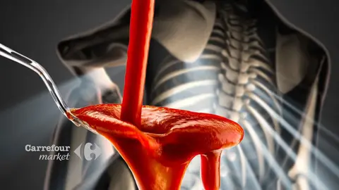 Carrefour fortalece tus huesos con su nueva salsa de tomate de la abuela 40% de descuento