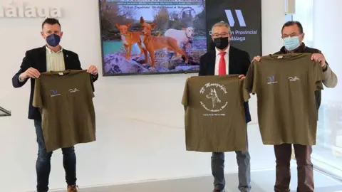 Acto de presentaci&oacute;n de la XV Monogr&aacute;fica del podenco Andaluz y Maneto de Cuevas de San Marcos, en la Diputaci&oacute;n de M&aacute;laga