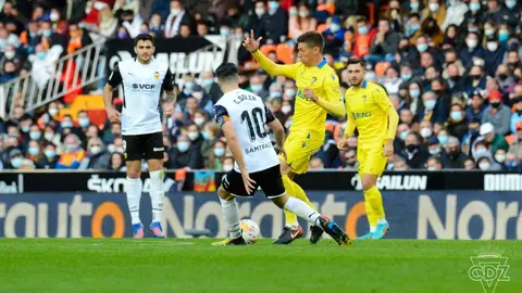 El C&aacute;diz CF empat&oacute; frente al Valencia CF en Mestalla | CCF