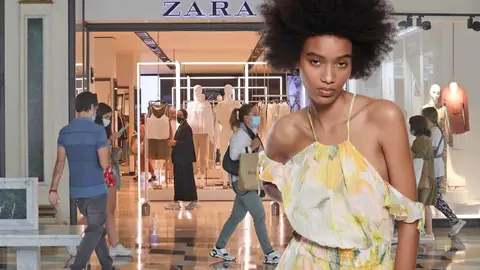El mejor vestido para abril de Zara para ir a la moda es sin duda con volantes y lazos