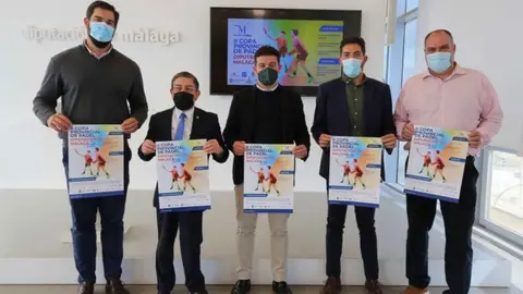 Acto de presentaci&oacute;n del 2&ordf; Circuito Provincial de P&aacute;del de la Diputaci&oacute;n de M&aacute;laga