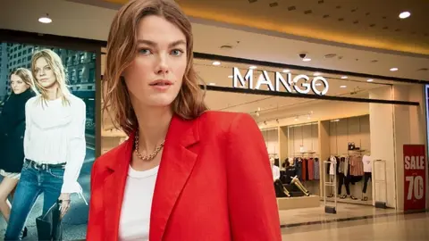 La chaqueta de lino de Mango que queda top en primavera con camiseta b&aacute;sica y jeans