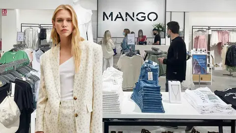 Traje con americana y pantal&oacute;n de Mango