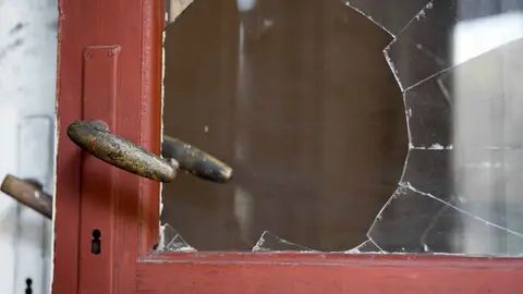 Un robo en una foto de archivo