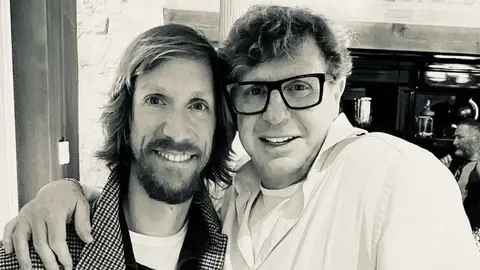 Jorge Cadaval y Ken Appledorn en el d&iacute;a de su aniversario