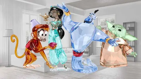 Swarovski pasa de pendientes a adornos Disney de cristal que ser&aacute;n lo m&aacute;s llamativo de la casa