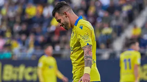 &Aacute;lvaro Negredo se lamenta durante el C&aacute;diz CF - Athletic Club | Salvador L&oacute;pez Medina para El MIRA