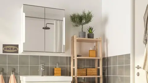 La estanter&iacute;a para ba&ntilde;o que te deja todo recogido al estilo escandinavo arrasa en Ikea