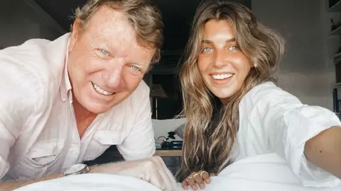 C&eacute;sar Cadaval (Los Morancos) y su hija Patricia Cadaval