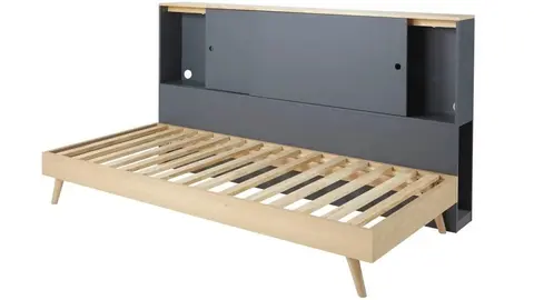 Llega a Maisons Du Monde un mueble cabecero (que es armario) con descuento: de frente o lateral