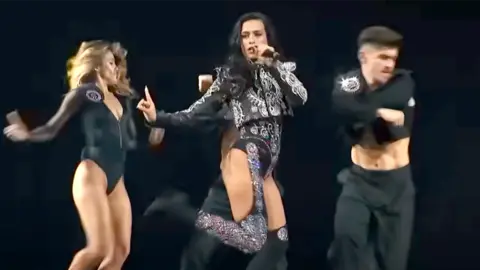 Chanel Terrero, en su &uacute;ltimo ensayo antes de Eurovisi&oacute;n.