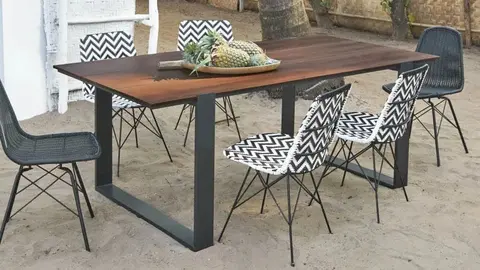 La mesa de jard&iacute;n (moderna y bohemia) que revienta en Maisons Du Monde por su descuentazo