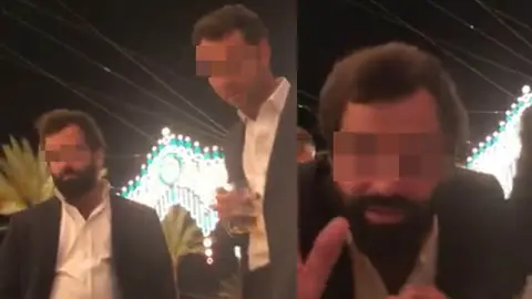 Dos adultos se quedan mirando a ni&ntilde;as de 16 a&ntilde;os en la Feria de Jerez verg&uuml;enza de que pase esto