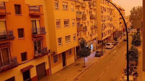 Calima en M&aacute;laga