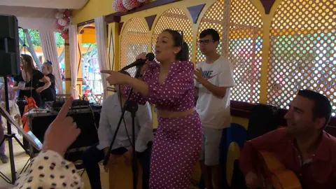 Actuaci&oacute;n en la Feria de Jerez