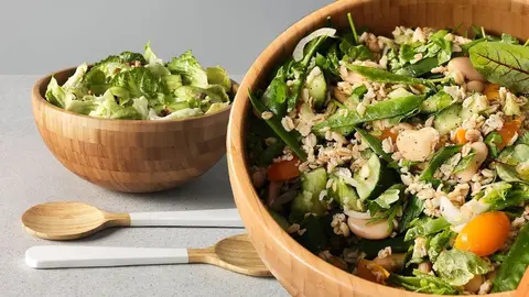 Ensaladera BLANDA MATT de bamb&uacute; de Ikea