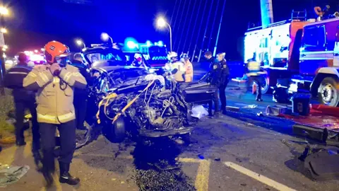 Muere un hombre tras un choque entre varios veh&iacute;culos en la A-7 en Fuengirola