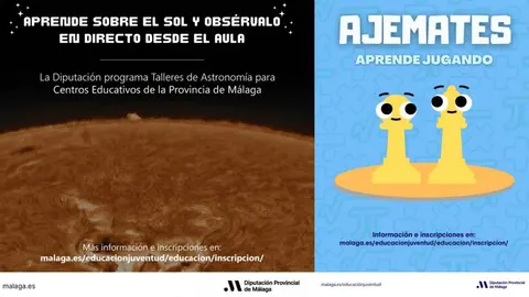 La Diputaci&oacute;n de M&aacute;laga pone en macha talleres de ajedrez y astronom&iacute;a para los escolares