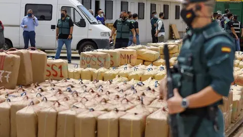 Intervenidas 4 toneladas de hach&iacute;s en 2 operaciones en menos de 24 horas en Huelva