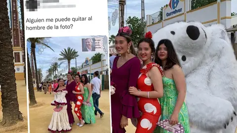Chicas piden quitar el hombre de su foto en la Feria de Jerez y pasa esto