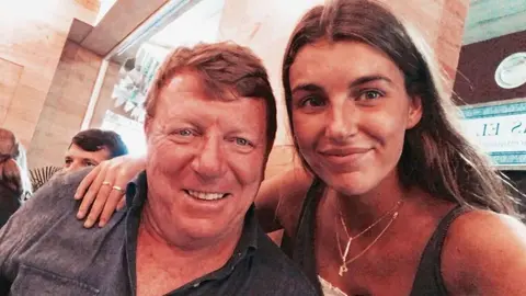 C&eacute;sar Cadaval y su hija, Patricia Cadaval