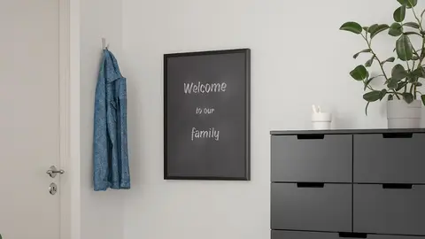 Este es el tablero de notas (pizarra) que queda mol&oacute;n en la cocina que Ikea tiene por 2 euros