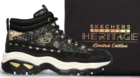 Las Skechers para parecer una estrella de rock son los botines m&aacute;s molones y c&oacute;modos que ver&aacute;s