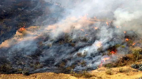 Incendio en el Sacromonte, Granda.