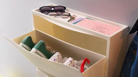 El delgado zapatero de Ikea que no puede faltar en la entrada de casa