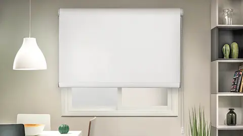 Estor enrollable opaco Moon blanco