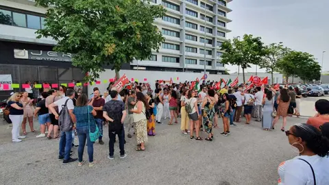 Huelga de Majorel en Jerez | Jes&uacute;s Catal&aacute;n para El MIRA