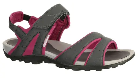 Sandalias de monta&ntilde;a y trekking Mujer Quechua NH100 rosa