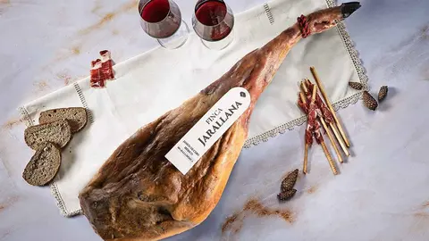 Jamon ib&eacute;rico de la Finca Jarallana de La Nevera Espa&ntilde;ola