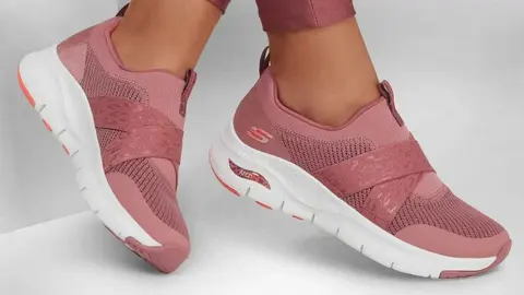 Adi&oacute;s cordones con las Skechers m&aacute;s molonas en rosa: Tallas de la 36 a la 41