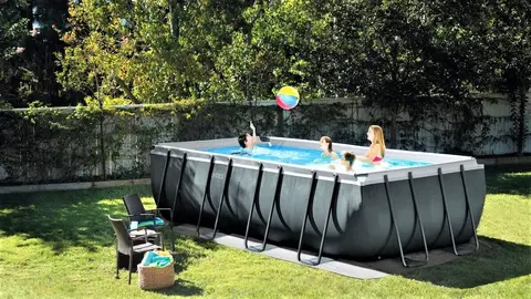 La piscina gigante de Leroy Merlin que montas en el jard&iacute;n y te quedas sin espacio: m&aacute;s de 7 metros