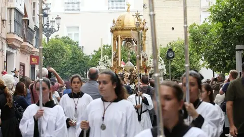 Este es el horario y recorrido de la procesi&oacute;n del Corpus Chiquito en C&aacute;diz