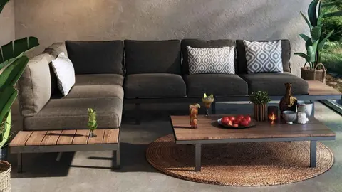 Sof&aacute; para exterior Berl&iacute;n de Leroy Merlin