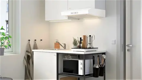 La cocina perfecta para s&oacute;tanos y primeras plantas de Ikea: no ocupa lugar y no te rascas el bolsillo