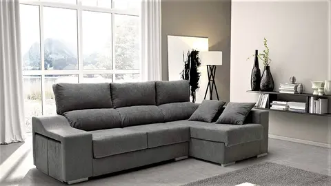 Este es el sof&aacute; chaise longue con mayor valoraci&oacute;n en Amazon: 4 plazas y 2 puff