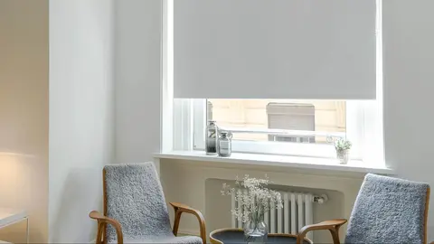 Estor enrollable opaco Nash blanco