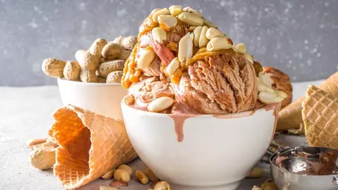Helado de Mercadona con sabor a cacahuete