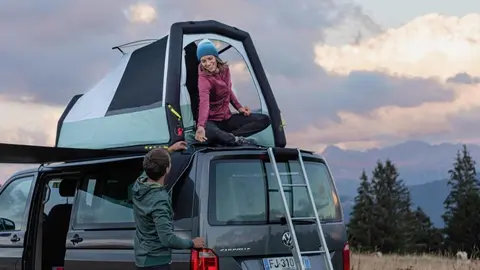 Tienda de acampada de techo de Decathlon